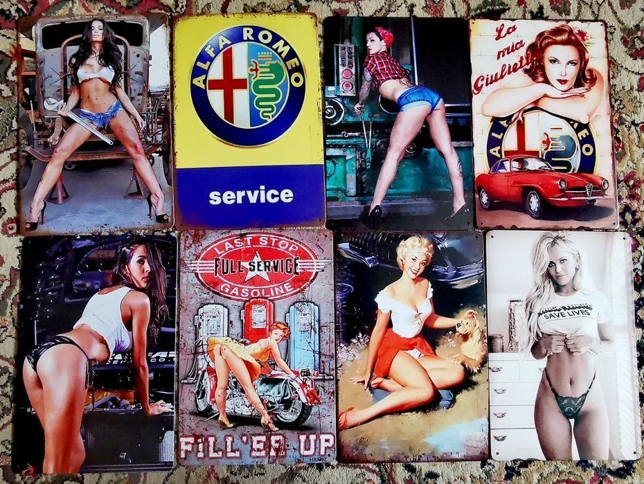 Reclame vintage tablii metalice