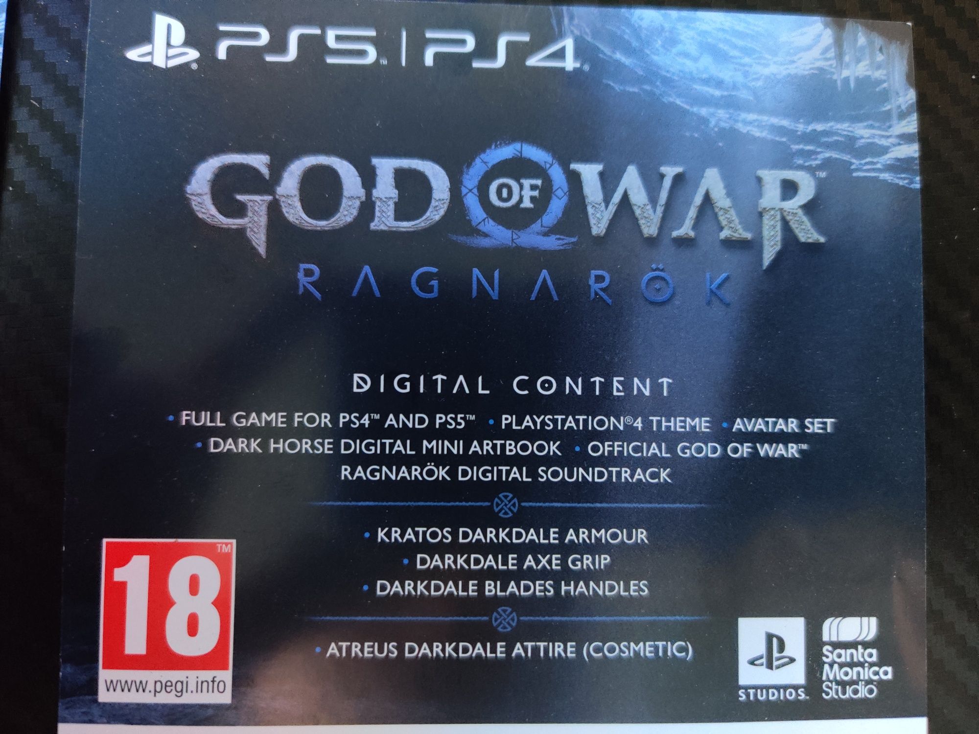 God of war Ragnarok PS4 & PS5 + bonus precomanda