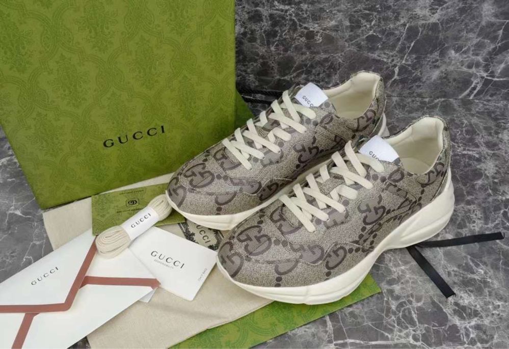 Adidasi Gucci Rhyton 35-46 Disponibil Comanda Premium