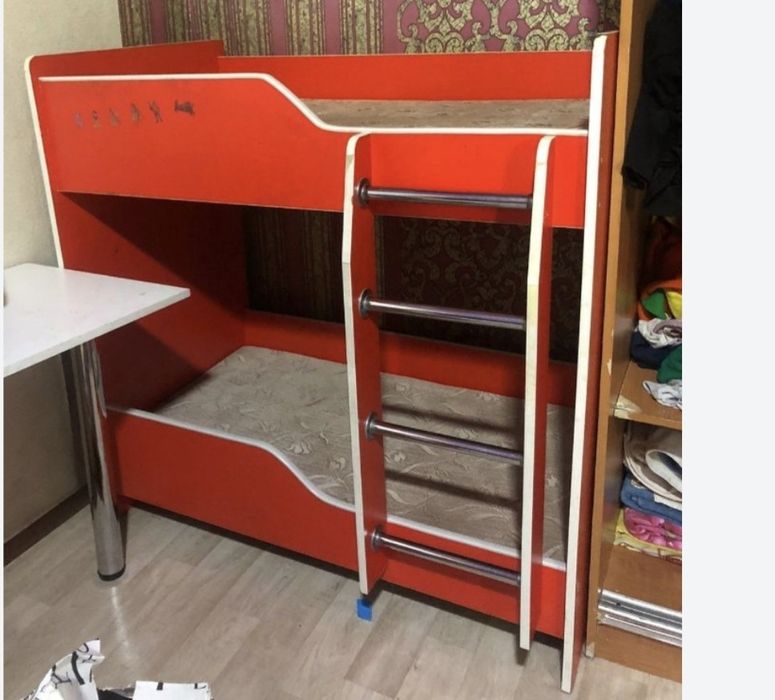 Детский мебель шкаф, кровать, стелаж