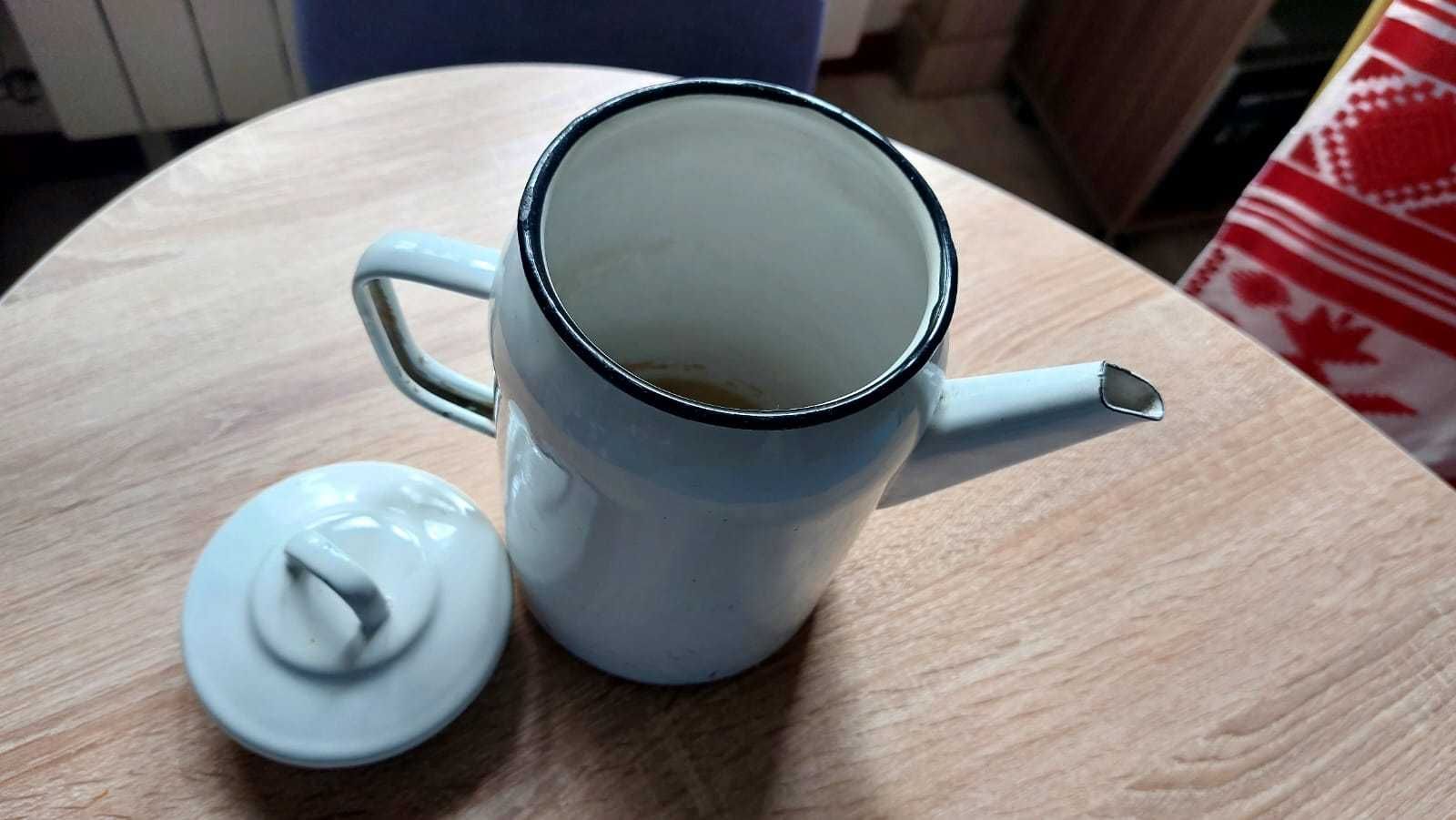 Чайник эмалированный заварочный высокий бу