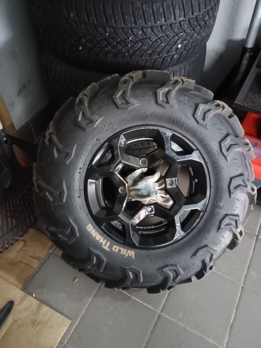 Set roți 12 ATV Can Am Outlander (jante + anv. CST Wild Thang)