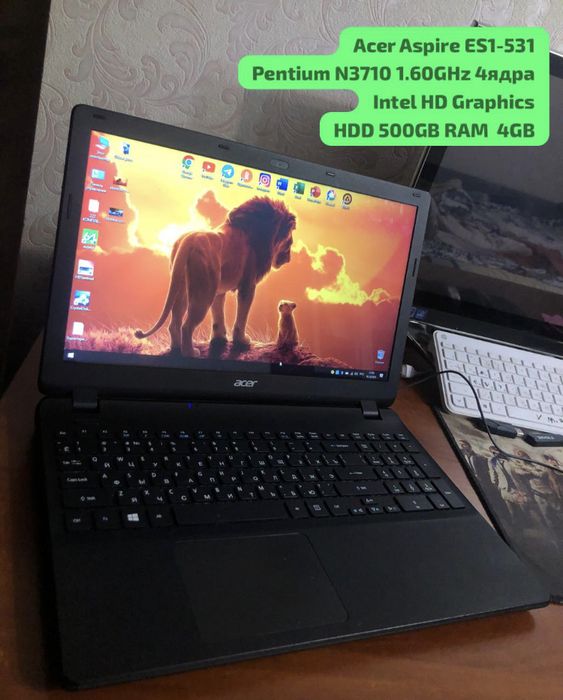 Acer Aspire ES1-531 4 ядра