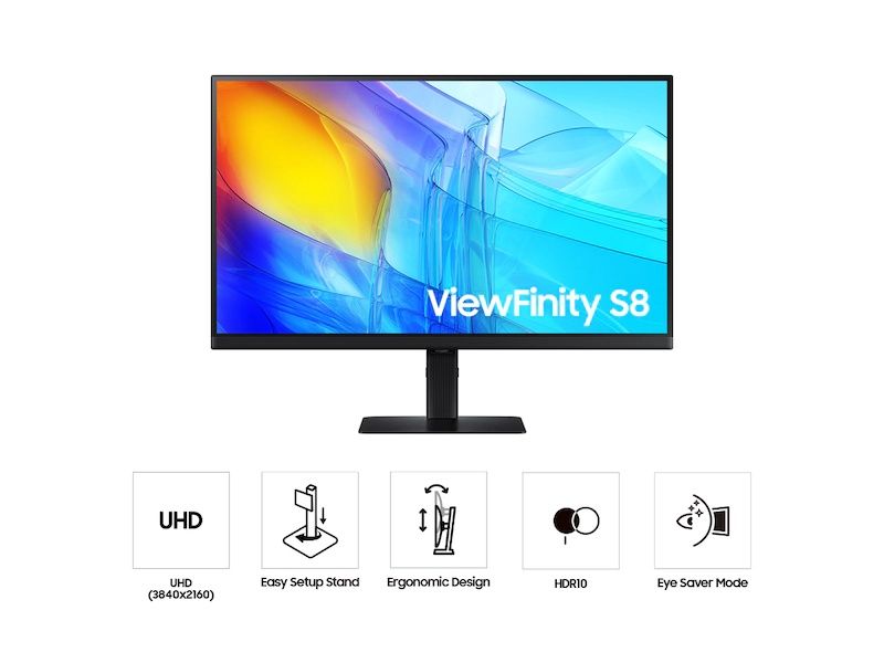 Samsung 27' ViewFinity S8 (S80D) 4K UHD
