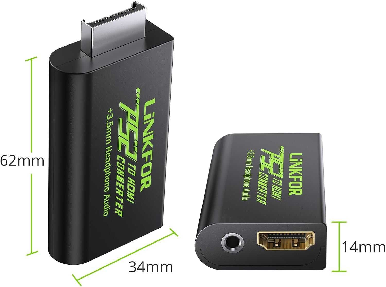 LiNKFOR PS2 към HDMI адаптер за Sony Playstation 2