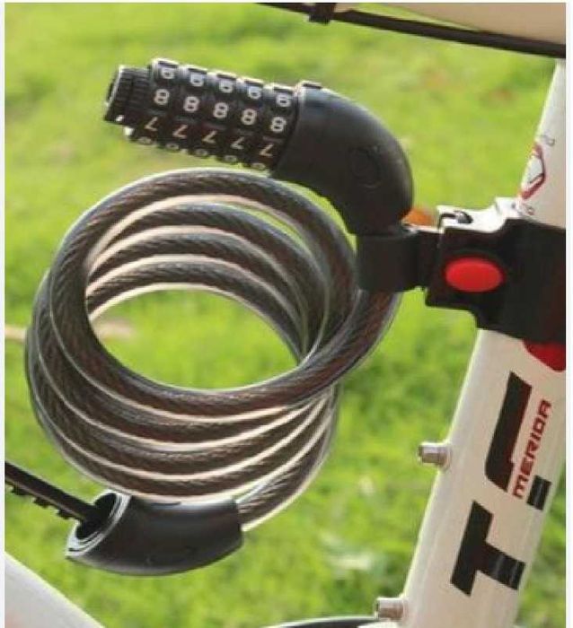 Велосипедный замок кодовый, ключовый