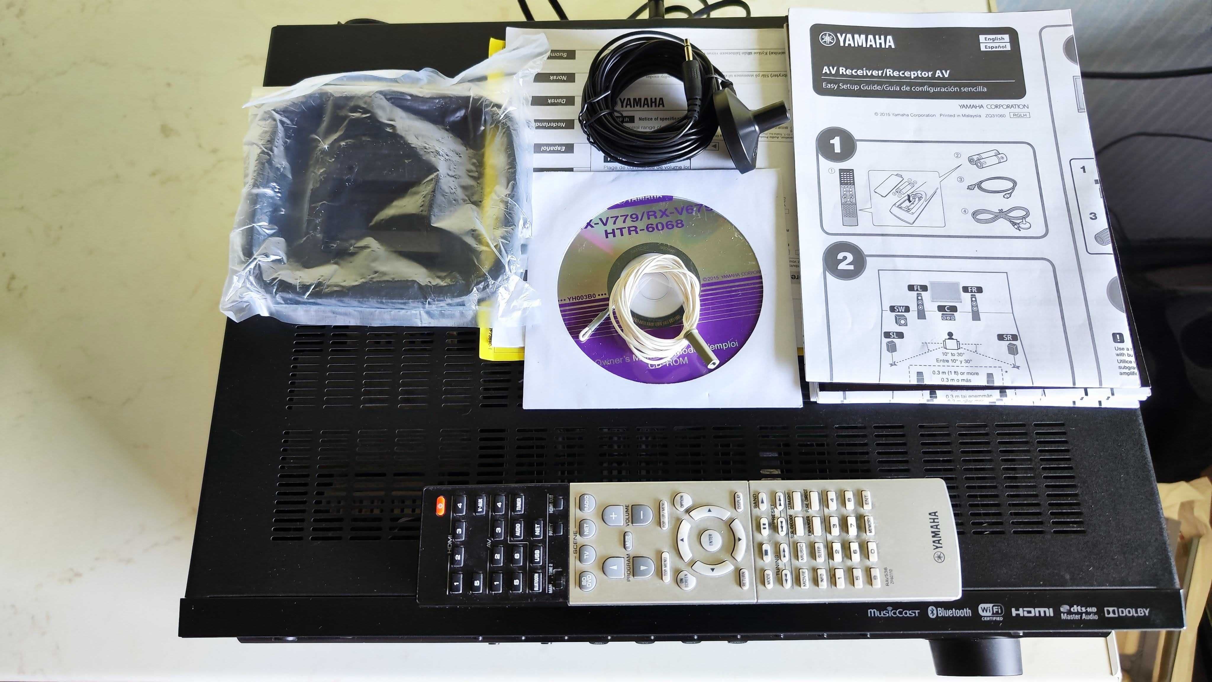 Ресийвър Yamaha RX-V679 WI-FI Bluetooth 7.2 4К