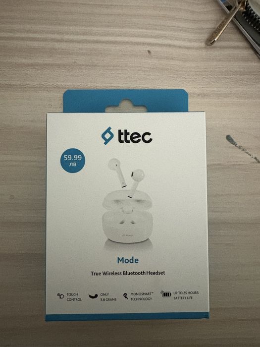 Чисто нови безжични слушалки TTEC