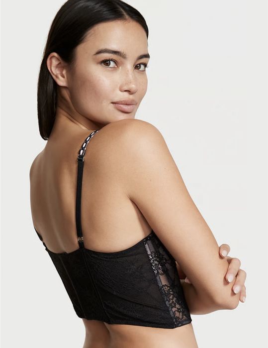 Victoria’s Secret corset Lightly lined colectia dream angel negru