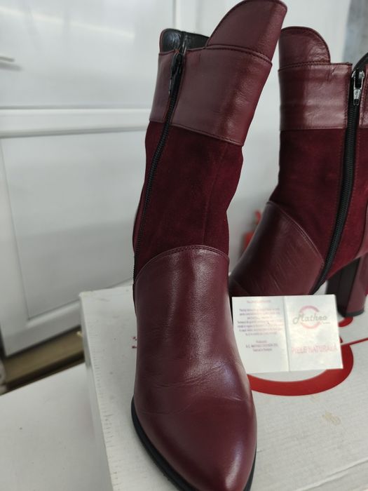 Ghete din piele naturala