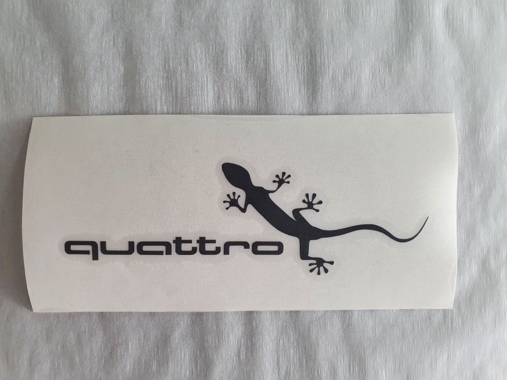 3бр. стикери Sticker Audi quattro gecko 002