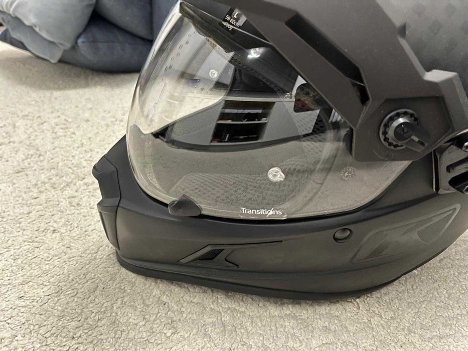 Casca moto Klim KRIOS PRO ECE, Carbon, viziera Fotocromatica impecabil