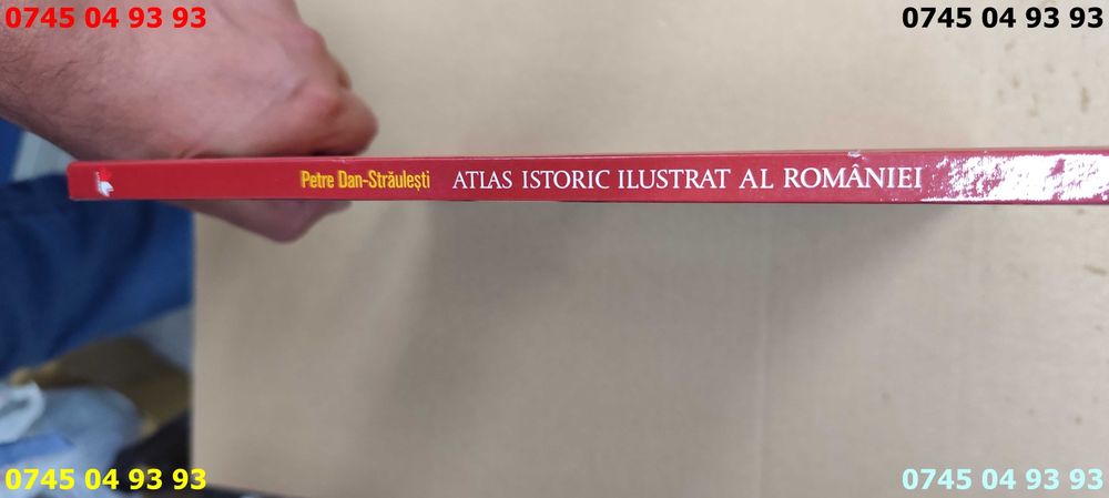 carte carti atlas istoric ilustrat al romaniei cartonata p. straulesti