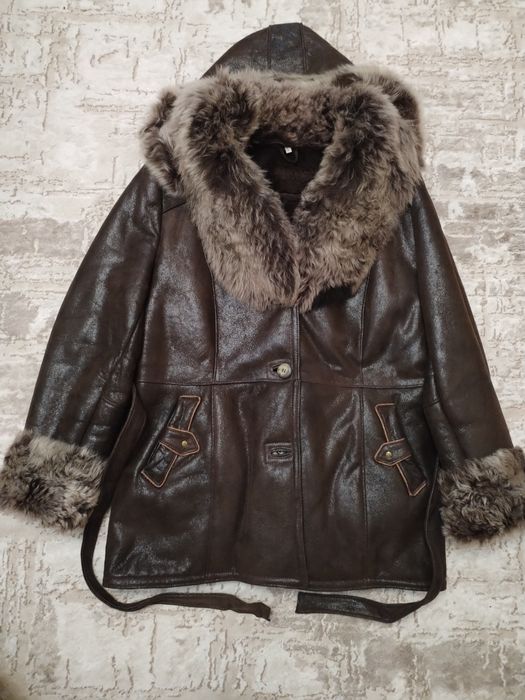 Cojoc dama piele și blana naturala mas. 52