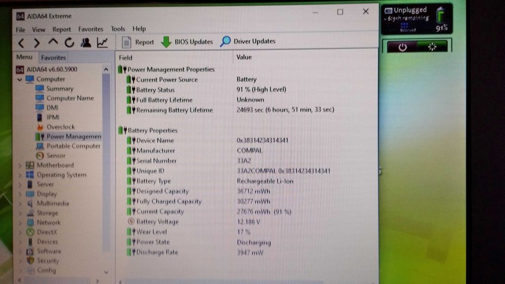 Acer Aspire 17.3 inch, Intel Quad Core, 8GB RAM, SSD 256GB, bat. 3 ore