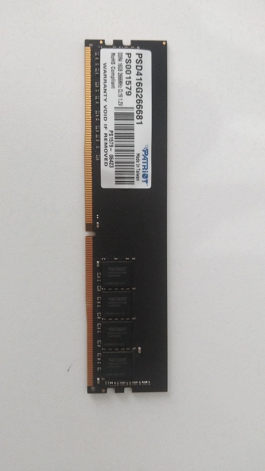 Оперативная память Patriot 16gb ddr4