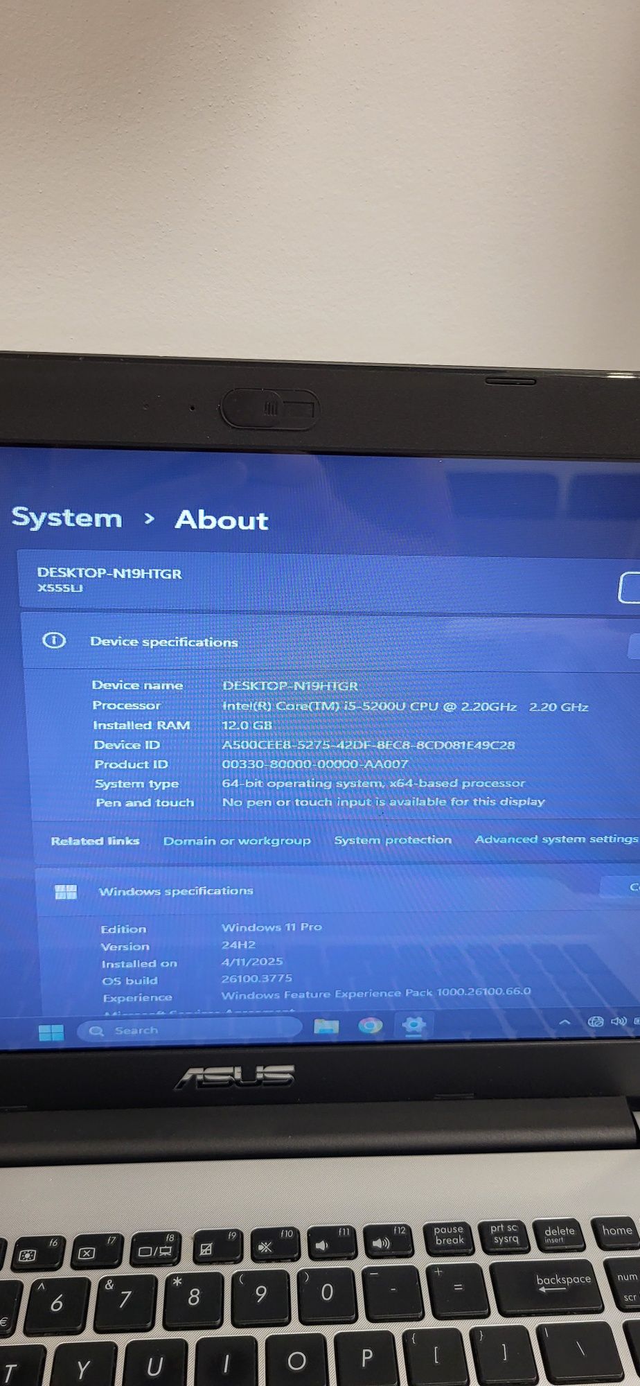 Laptop Gaming ASUS i5, 12GB RAM, SSD, GeForce 2GB – Ca Nou!