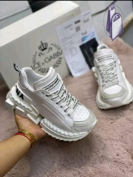 Dolce & Gabbana бели дамски маратонки 36-40 номер