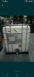 Bazin 1000L ibc, butoi tabla, curat a fost plin cu produs alimentar
