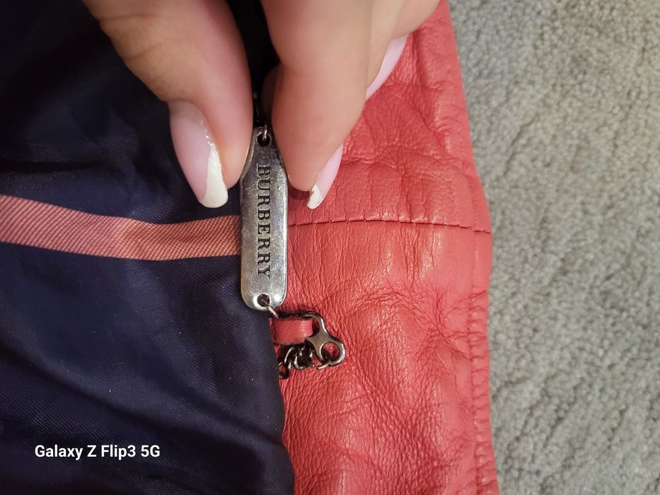 Кожено яке Burrberry