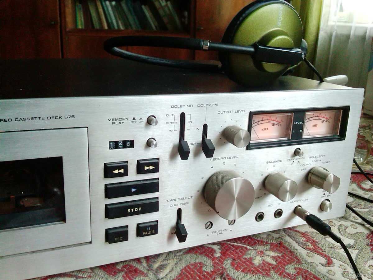 Кассетная дека Technics RS-676.Винтаж.1972год.