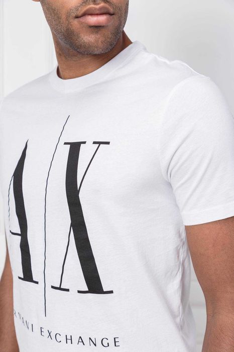 Оригинална тениска ARMANI EXCHANGE бяла, размер: XL