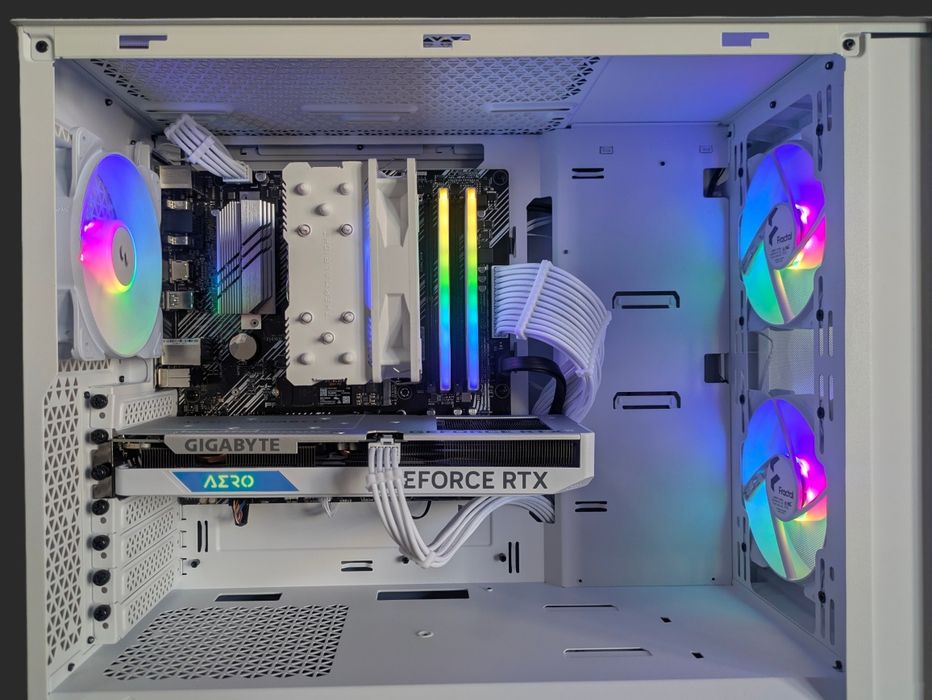 PC Gaming Ryzen 5 5600X, RTX 4060 8GB OC, 32 GB DDR4, 1TB +Garantie