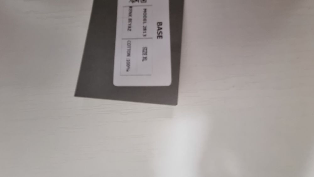 Pantalon alb bumbac xl