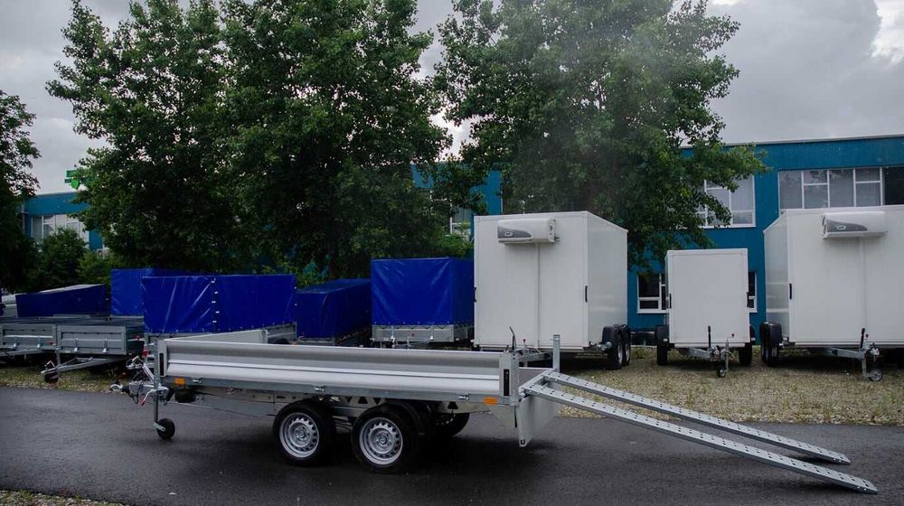 Remorca Auto Repo Cargo,obloane aluminiu,transport marfuri 2000 3000kg