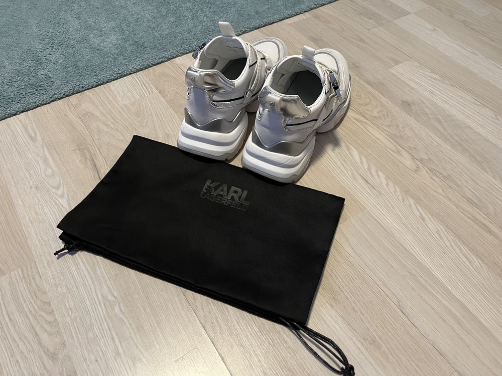 Karl Lagerfeld Adidasi/Sneakers Albi masura 40