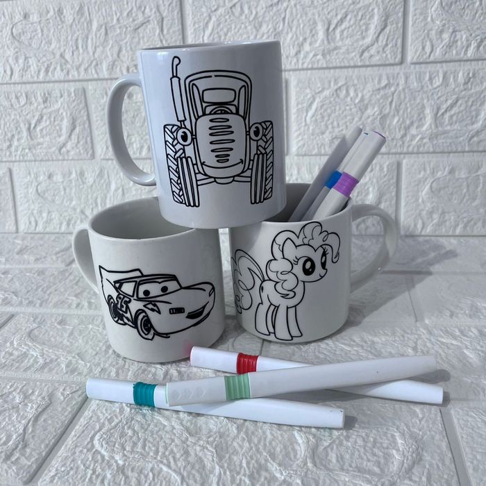 Кружка раскраска