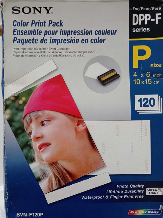 Sony комплект фотобумага