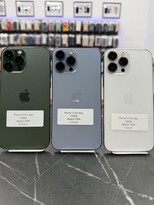 iPhone 13 Pro Max - 128Gb si 256Gb - Ca NOI - Garantie!