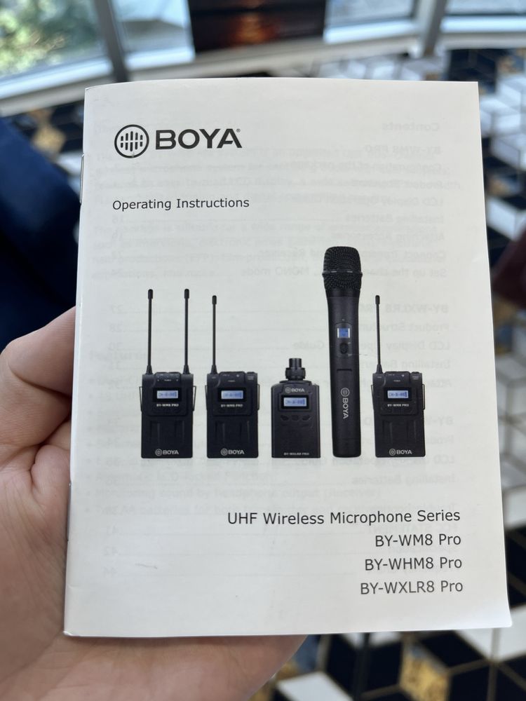 Радио петличный микрофон Boya