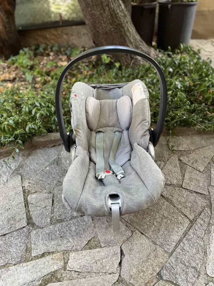 тол за кола Cybex Cloud Q Fashion Edition Koi mid grey
