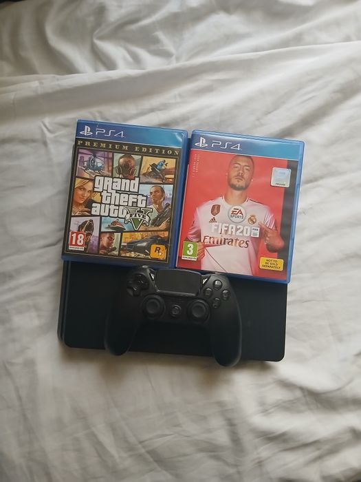 Ps4 slim +2 игри