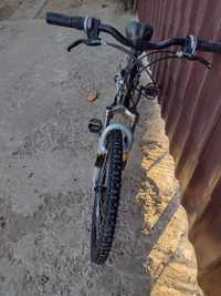 Bicicleta suspensie fata.  Spate