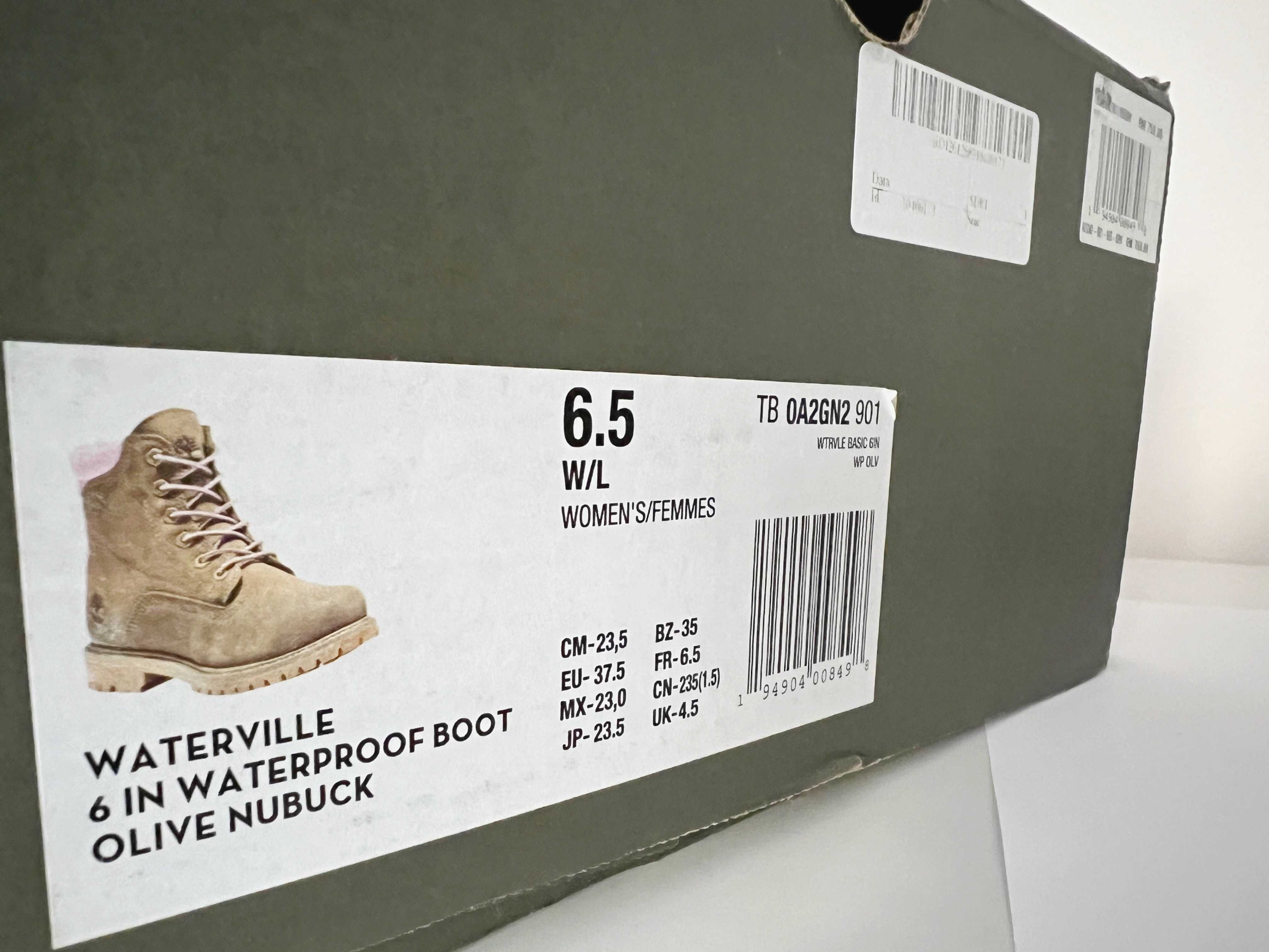 TIMBERLAND Непромокаеми боти Waterville 6 IN номер EUR 37.5 , 23.5см