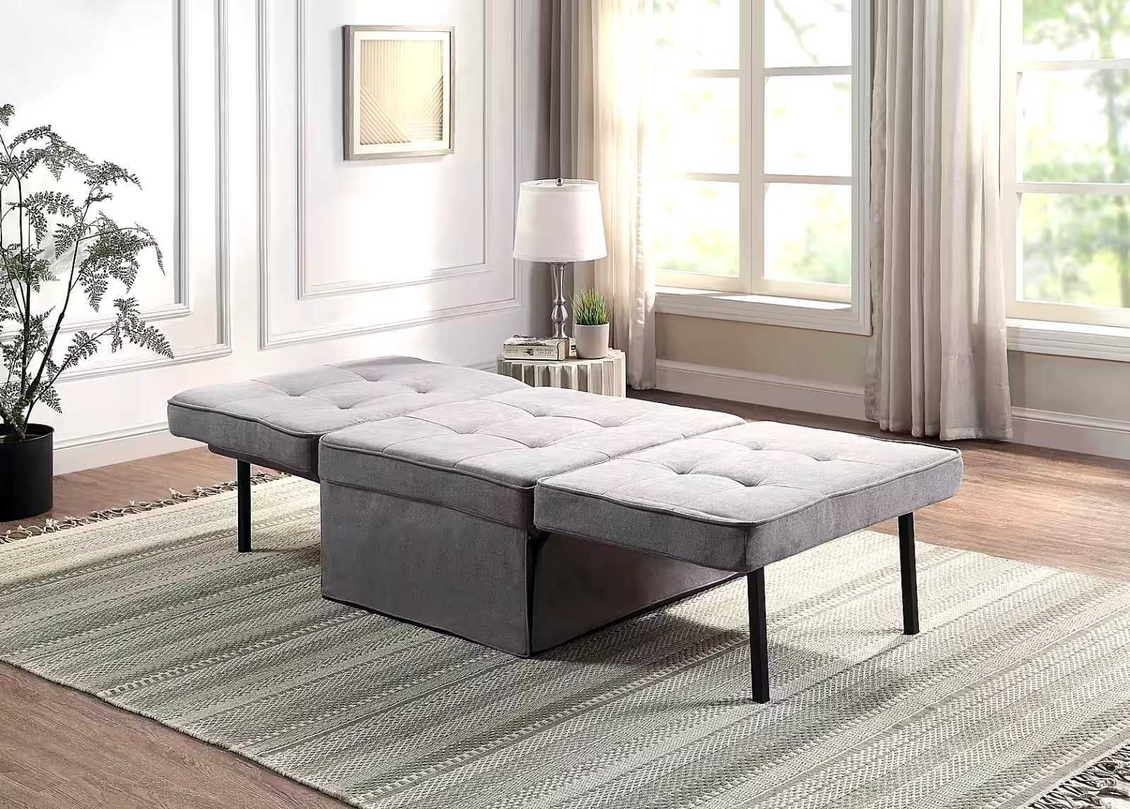 Разтегателна табуретка на Atlantic home collection внос от Германия.