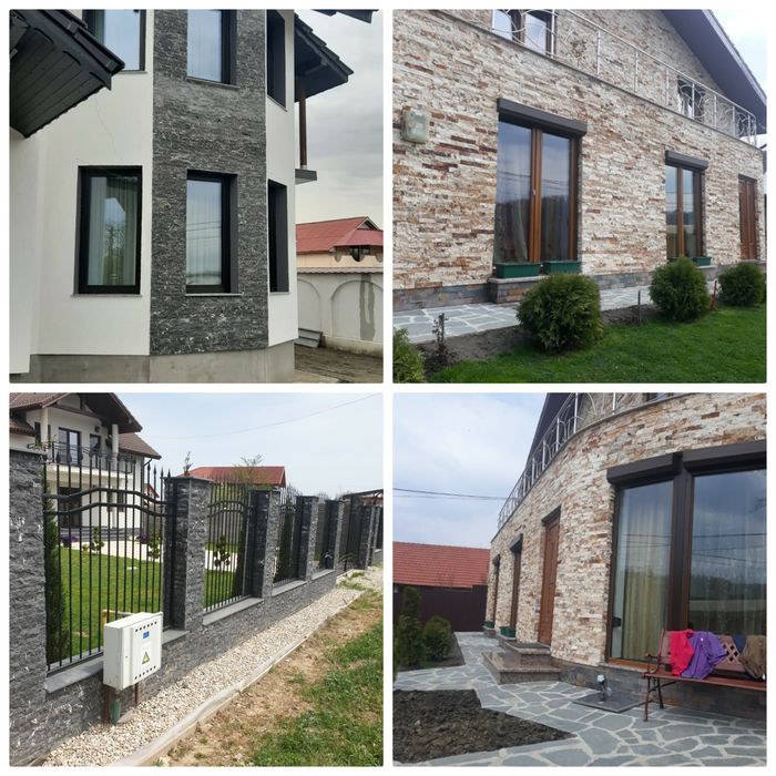 Piatra naturala Travertin , Marmura placat amenajari gradina - depozit