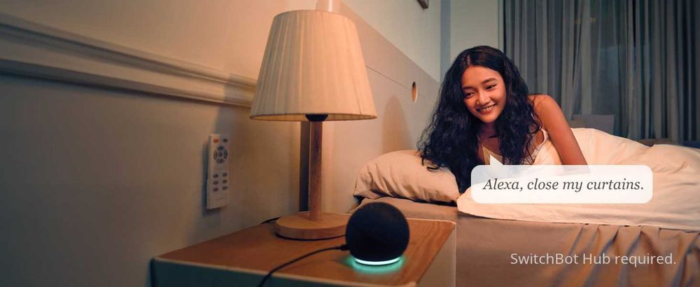 Смарт устройство за пердета и щори SwitchBot Curtain 3- корниз U Rail