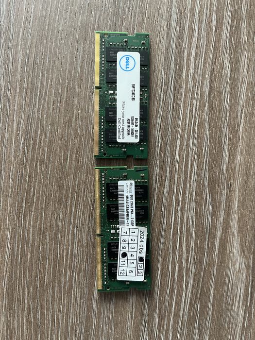 Memorie RAM 16GB ( Dual channel 2x8GB) DDR4 2133mhz SODIMM Hynix/Dell