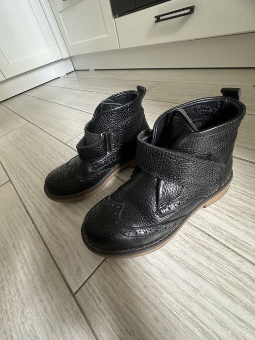 Осенняя ботинка натуральная кожа