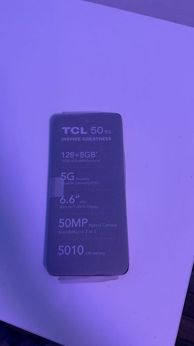 TCL 50 5G – Чисто нов / С Гаранция + Слушалки / От A1