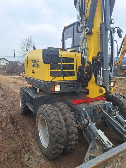 Excavator pe roti Wacker Neuson EW100/Posibilitatea finantare leasing