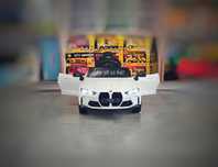 НОВО!Акумулаторна кола BMW M4 с 12Vбатерия,EVA ГУМИ,кожена седалка,USB