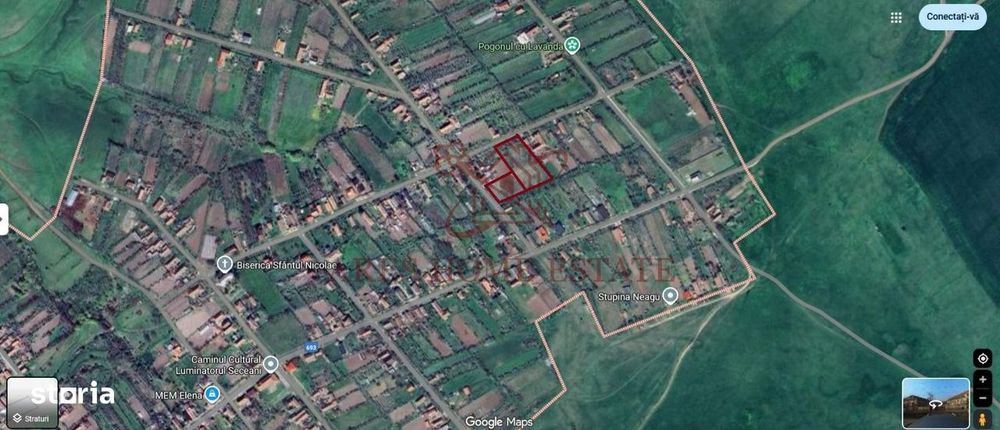 Teren intravilan 1855 mp Seceani, lângă autostradă A1 – Ortisoara