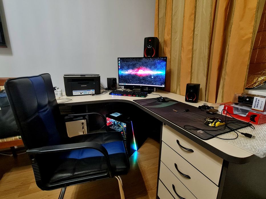 Мощный игровой компьютер полный комплект core i7, 1050 ti 4gb, сборка