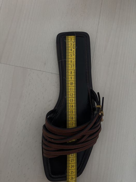 Papuci piele Zara 39