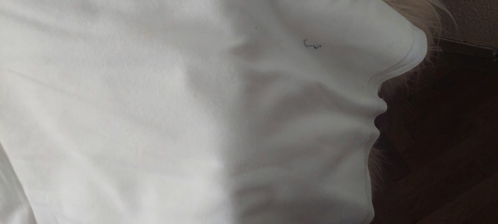 Panza Finet alb  pentru lenjerii bebelus